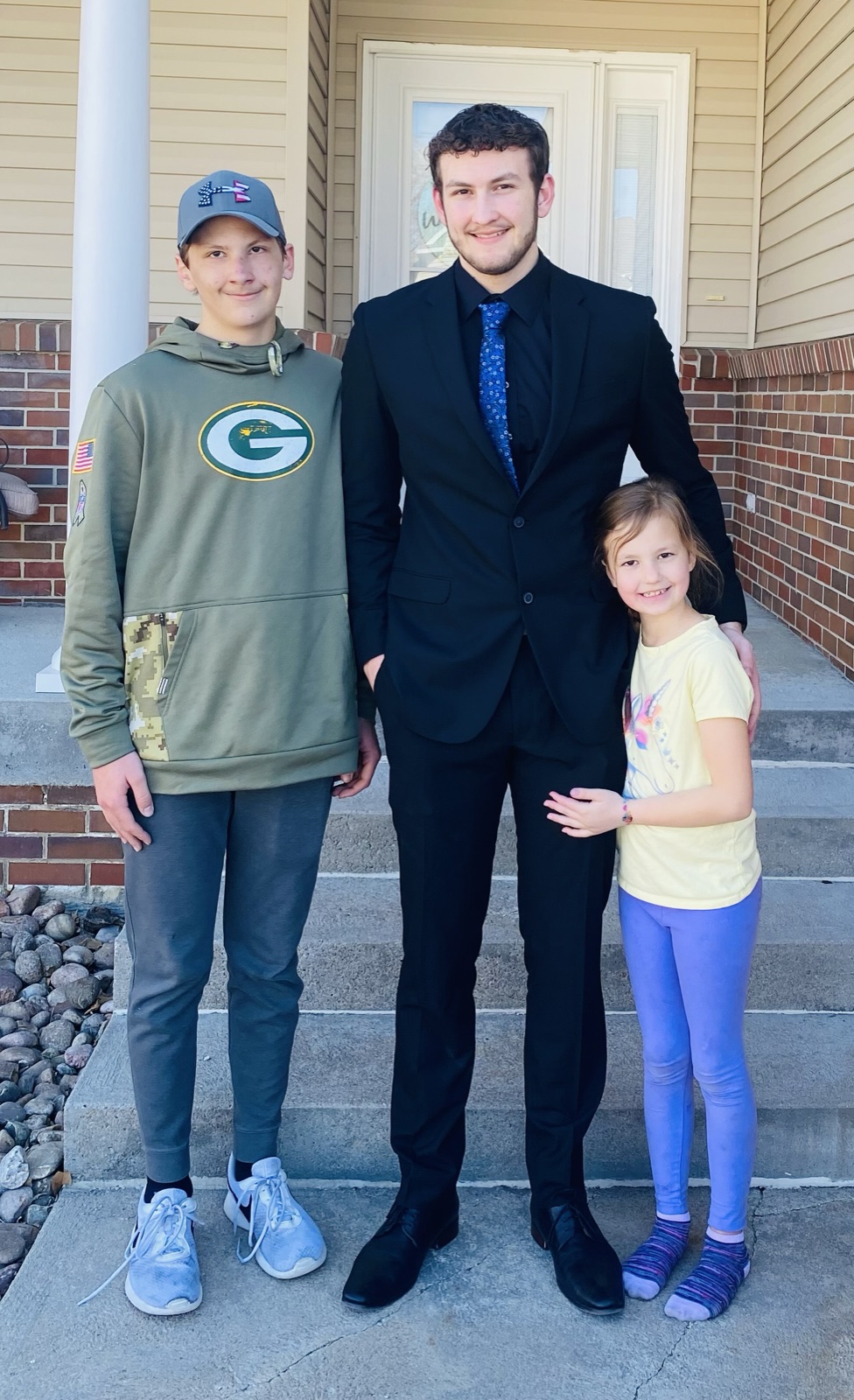 Connor spending time with family