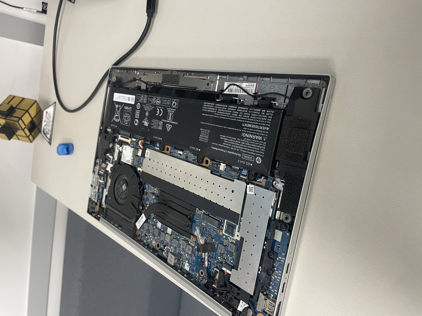 Laptop equipment prepared during the Amur IT internship