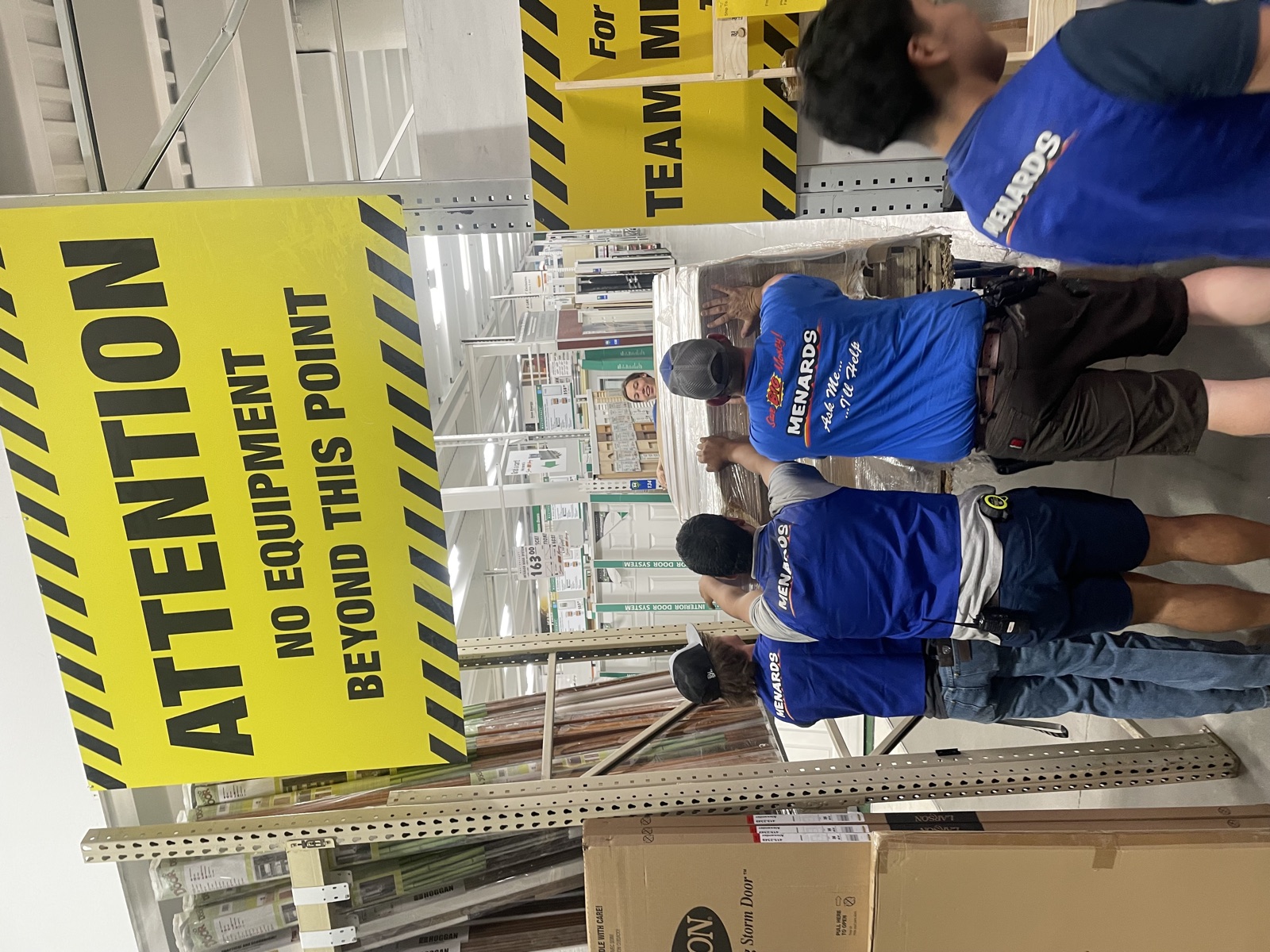 Menards storefront with company signage